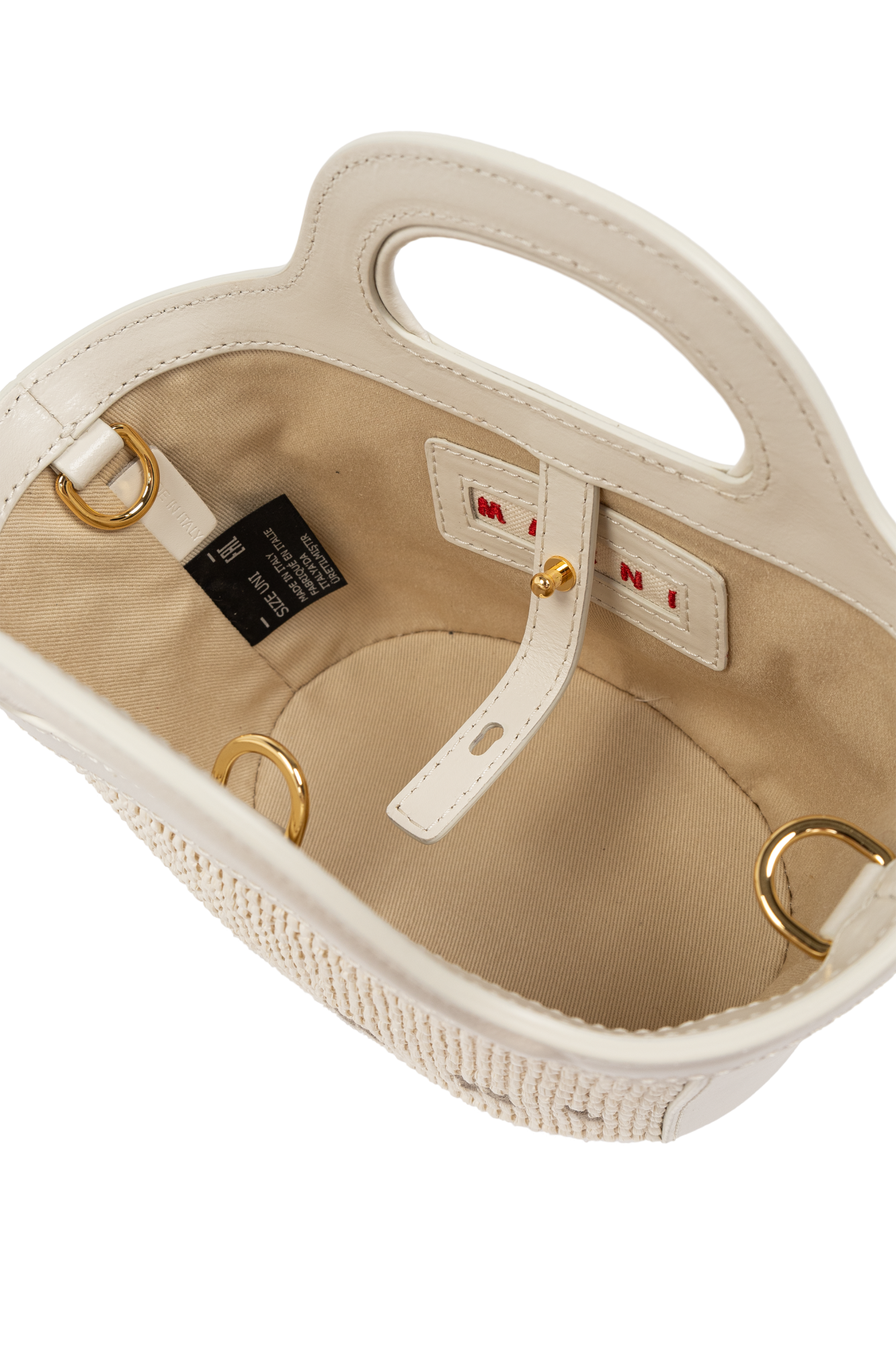 White 'Tropicalia Micro' Shoulder Bag Marni - Vitkac GB